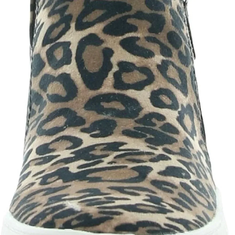 Naturalizer Leopard Print High Top Sneaker Women's Miranda Ankle/Bootie Size 6